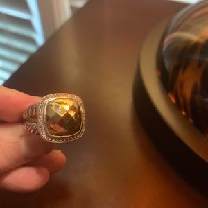 David Yurman Albion Ring , Silver, Gold and Diamonds